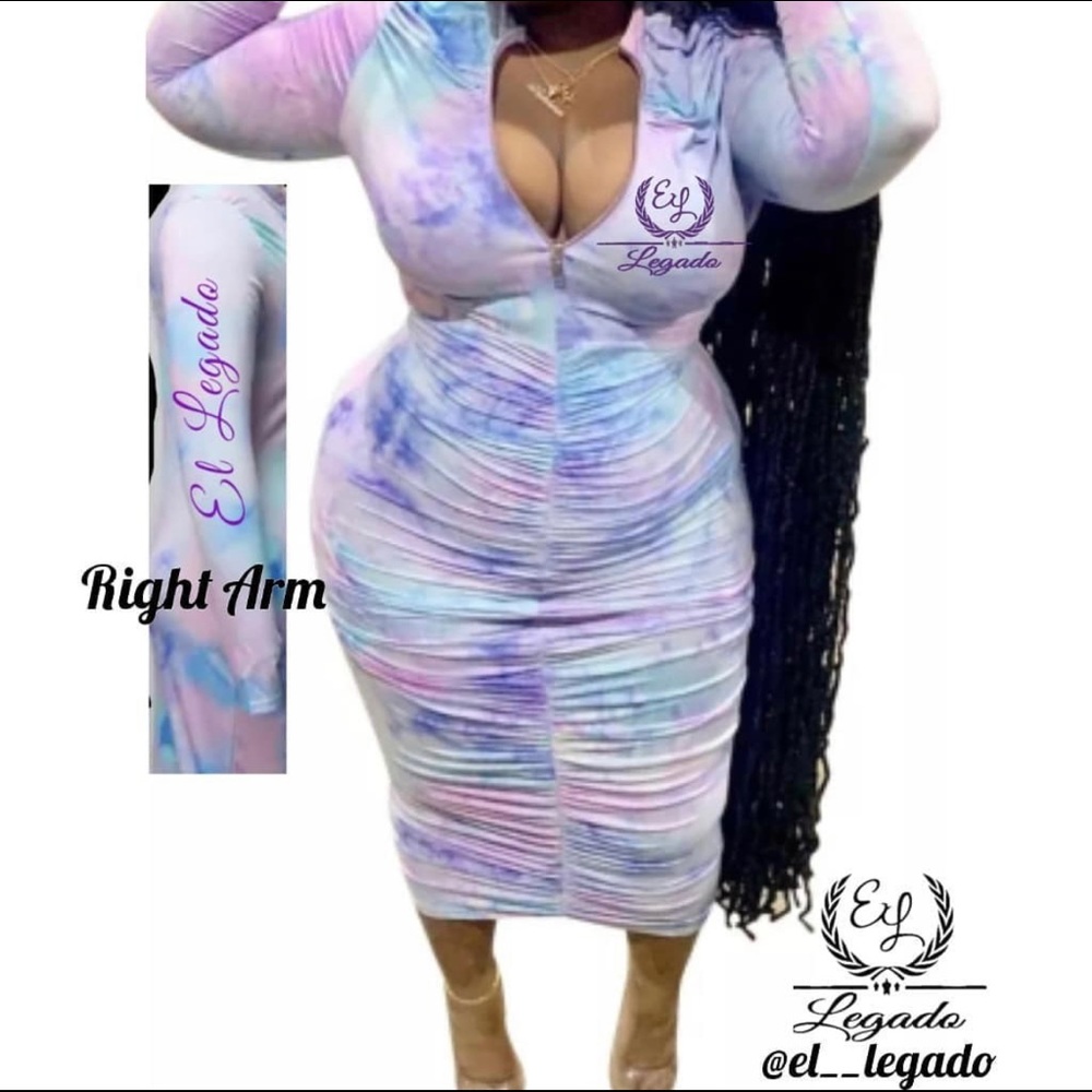 Plus size body con dress